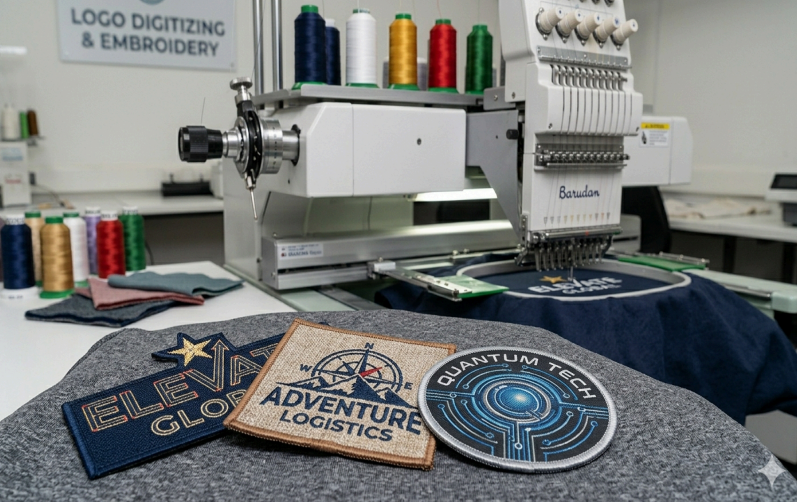 High detail woven patch